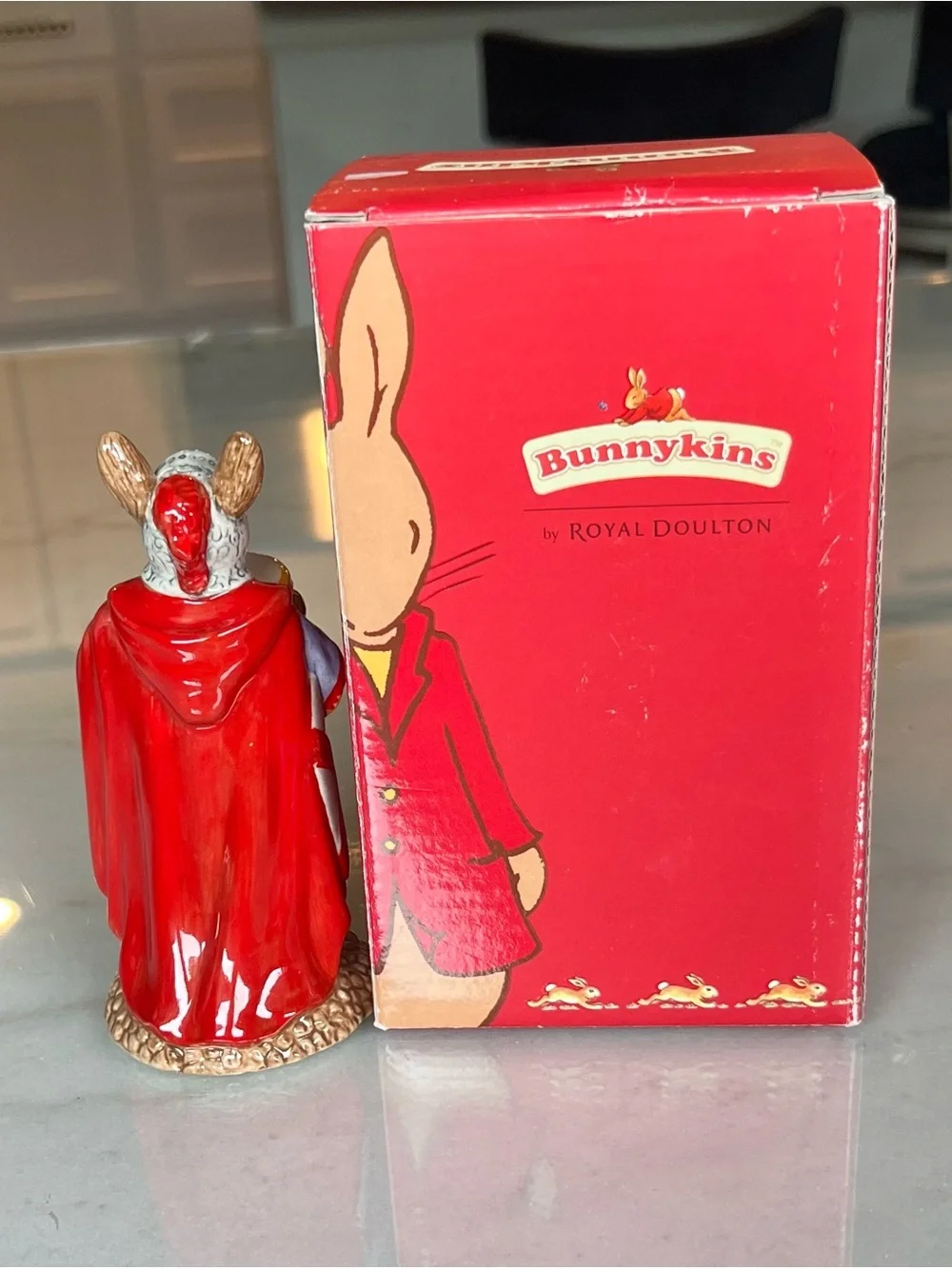 Royal Doulton Blue and Pink Bunnykins Regal Figurine